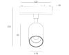 Трековый светильник SWG PRO SL-SLIM-SPBL-15-CCT 022088