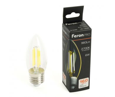 Купить Светодиодная лампа Feron LB-1206 E27 6W 2700K 51238 Светодиодная лампа Feron LB-1206 E27 6W 2700K 51238