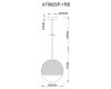 Подвесной светильник Arte Lamp Jupiter Copper A7962SP-1RB