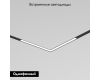 Трековый однофазный светильник Denkirs Simple Linear DK8214-BK