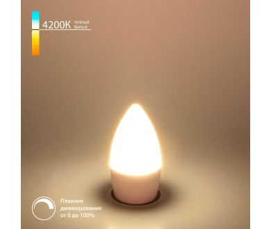 Купить Светодиодная диммируемая лампа Elektrostandard E27 7W 4200K 4690389196584 a063763 Светодиодная диммируемая лампа Elektrostandard E27 7W 4200K 4690389196584 a063763