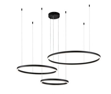 Купить Подвесной светодиодный светильник Indigo Galass 14001/3P Black V000032L Подвесной светодиодный светильник Indigo Galass 14001/3P Black V000032L
