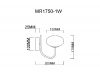 Бра MyFar Scott MR1750-1W