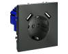 Розетка с USB, А+А Voltum S70 VLS040406 (титан)