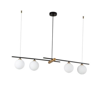 Купить Подвесная люстра Indigo Opaco 11015/4P Black V000153 Подвесная люстра Indigo Opaco 11015/4P Black V000153