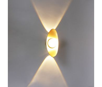 Купить Уличный настенный светильник Reluce 86868-9.2-001JH LED7W BK+GD Уличный настенный светильник Reluce 86868-9.2-001JH LED7W BK+GD