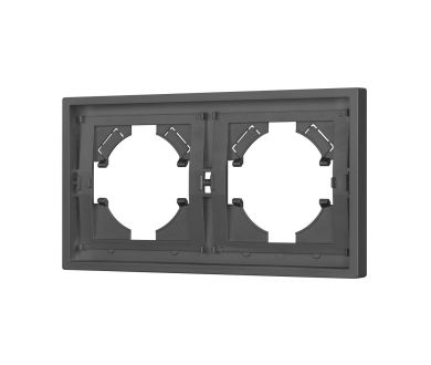 Купить Рамка пластиковая на 2 поста Arlight FRM-TENDO-SFPL-2-GR 054648 Рамка пластиковая на 2 поста Arlight FRM-TENDO-SFPL-2-GR 054648