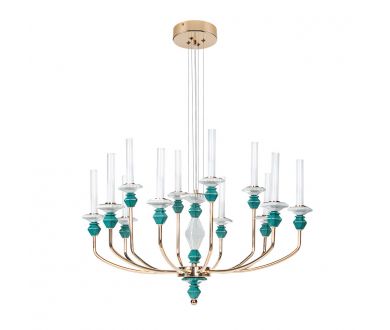 Купить Подвесная люстра Divinare Capello 4947/01 SP-12 Подвесная люстра Divinare Capello 4947/01 SP-12