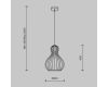 Подвесной светильник Maytoni Roots MOD192PL-01W1