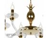 Подвесная люстра iLamp Flo YT2049-6 GD+Cear