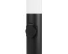 Ландшафтный светильник ЭРА Беллона GBF-103-1-BL-0450 230В Е27 IP54 черный с розеткой Б0071047