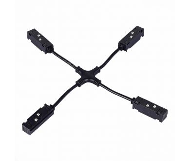 Купить Коннектор питания X-образный для магнитного шинопровода ST Luce Skyline 48 ST006.469.00 Коннектор питания X-образный для магнитного шинопровода ST Luce Skyline 48 ST006.469.00