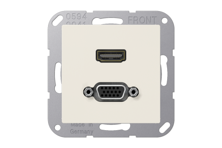 Розетка HDMI/VGA Jung MAA1173