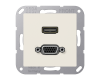 Розетка HDMI/VGA Jung MAA1173