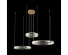 Подвесная люстра Loft IT Crystal ring 10135/3 Gold