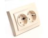 Розетка 2-местная Stekker PST16-9014-02 с защитной шторкой 39240