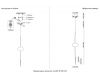 Подвесной светильник Crystal Lux GLASS SP3W LED CHROME