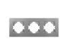 Рамка на 3 поста пластиковая Arlight FRM-PERIO-PL-3-GR 049756