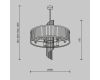 Подвесная люстра Maytoni Frame MOD174PL-06G