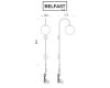 Бра Belfast Bryson 85043-1W BR MT