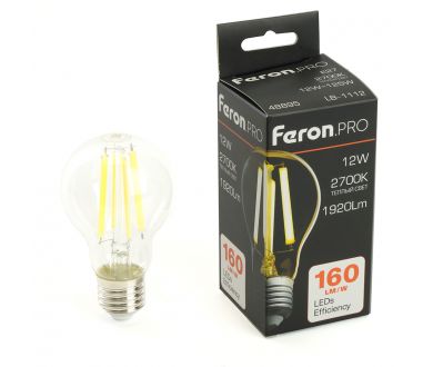 Купить Светодиодная лампа Feron LB-1112 E27 12W 2700K 48895 Светодиодная лампа Feron LB-1112 E27 12W 2700K 48895