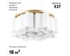 Потолочная люстра Lightstar Nubi 802093