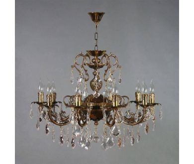 Купить Подвесная люстра Ambiente Alicante 8888/10 PB Leaf Crystal Подвесная люстра Ambiente Alicante 8888/10 PB Leaf Crystal