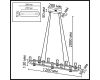 Подвесная люстра Odeon Light Hightech Defance 7144/65L