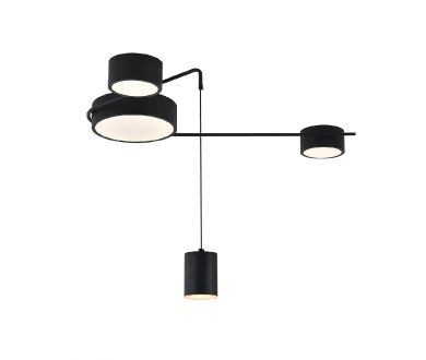 Купить Потолочный светильник Indigo Modulo 14028/4С Black V000162L Потолочный светильник Indigo Modulo 14028/4С Black V000162L