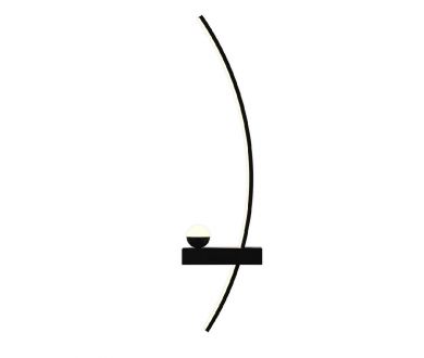 Купить Настенный светильник Escada Ray 10220/2LED Black R Настенный светильник Escada Ray 10220/2LED Black R