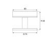 Адаптер к треку для светильников IT02-005, IT02-010 Italline IT08-8016 white