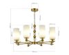 Подвесная люстра ST Luce Aurora SL2003.303.08