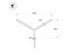 Кронштейн Arlight OXOR-SY2-3000x76-L1300 BLACK 051656