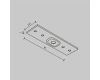 Коннектор прямой Maytoni Magnetic track system Exility TRA034C-21W