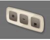 Лицевая панель для HDMI розетки Ambrella Volt Omega OP6440