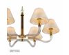Подвесная люстра iLamp Amber YT2043-6 GD+Coffee
