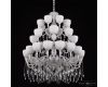 Подвесная люстра Bohemia Ivele Crystal AL78101/16+8+8/300/3d A WMN P1 U Line