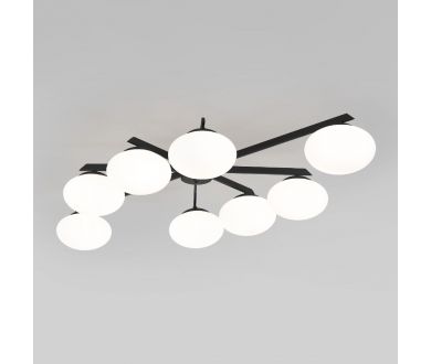 Купить Потолочная люстра Eurosvet Opaline 70220/8 черный Smart a065767 Потолочная люстра Eurosvet Opaline 70220/8 черный Smart a065767