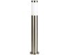 Ландшафтный светильник ЭРА Беллона GBF-103-1-SL-0650 230В Е27 IP54 серебро с розеткой Б0071046