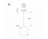 Подвесной светильник Arlight SP-EMISFERO-HANG-BUILT-R150-11W Warm3000 (WH, 170 deg, 230V) 056588