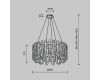 Подвесная люстра Modelux ML.6621.14 BS