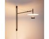 Бра Arlight SP-CAMPANA-WALL-L1450-9W Warm3000 (BK, 130 deg, 230V, TELESCOPIC) (IP20 Металл) 059596