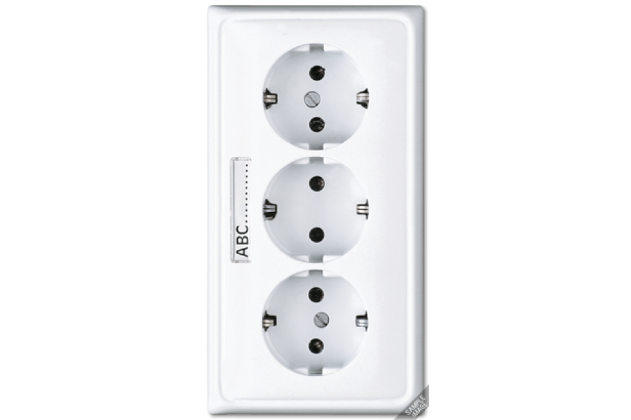 Розетка с заземлением Jung CD523NA