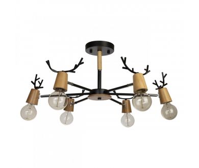 Купить Люстра на штанге Loft IT Sven 10024/6 Black Люстра на штанге Loft IT Sven 10024/6 Black