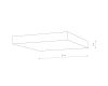 Накладной светильник Nowodvorski Lid Square Led White 10432