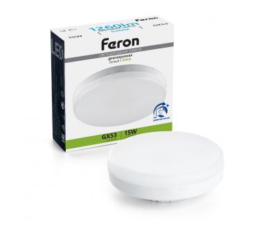 Купить Светодиодная диммируемая лампа Feron LB-457 GX53 15W 6400K 51069 Светодиодная диммируемая лампа Feron LB-457 GX53 15W 6400K 51069