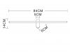 Бра Arte Lamp Prima A2028AP-1BK