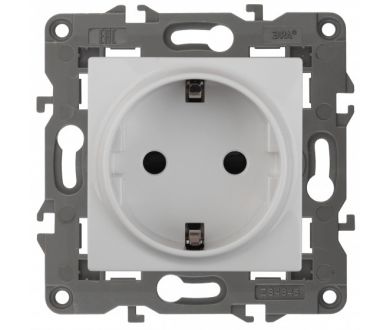 Купить Розетка ЭРА Elegance 2P E Schuko со шторками 16A 250V 14-2102-01 Б0034272 Розетка ЭРА Elegance 2P E Schuko со шторками 16A 250V 14-2102-01 Б0034272