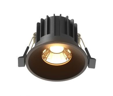 Купить Встраиваемый светильник Maytoni Round DL058-12W2.7K-B Встраиваемый светильник Maytoni Round DL058-12W2.7K-B