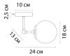 Бра Arte Lamp Bolla A1664AP-1GO